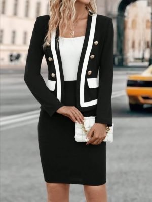 TAILLEUR DA DONNA CORTO ELEGANTE DUE PEZZI