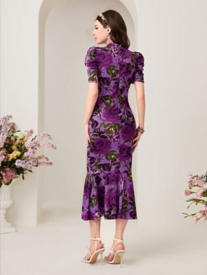 ABITO DA DONNA MIDI FLOREALE