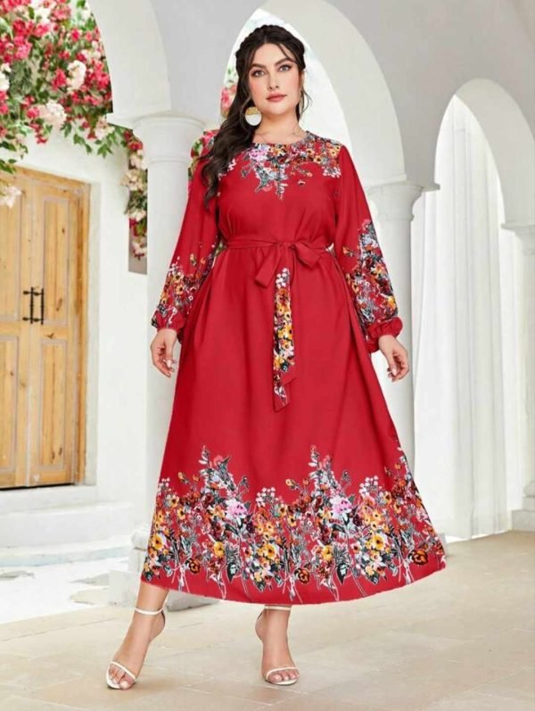 ABITO DA DONNA ELEGANTE FLOREALE - immagine 3