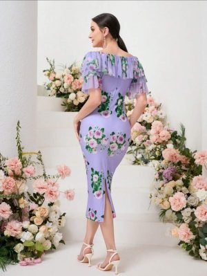 ABITO DA DONNA MIDI FLOREALE