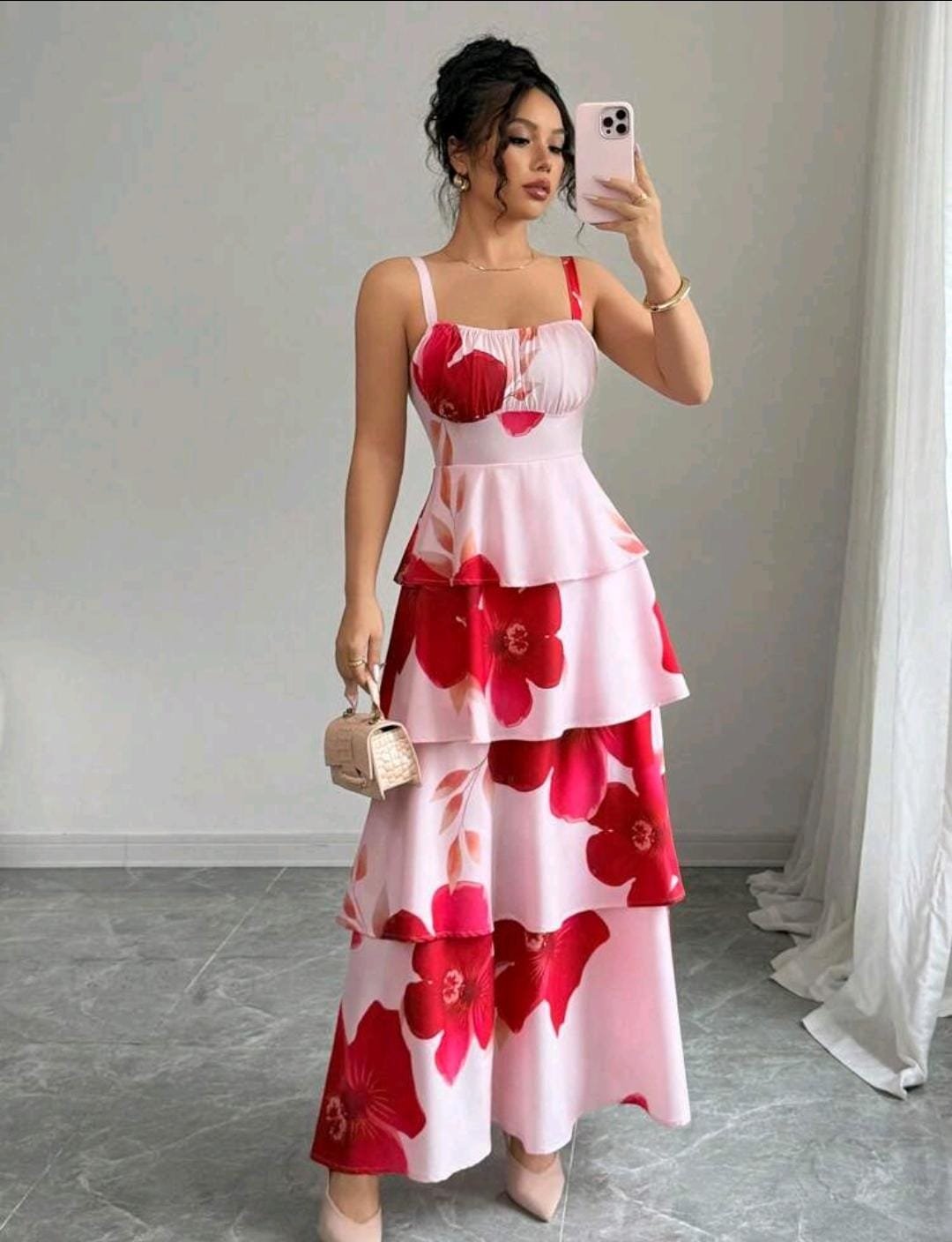 ABITO DA DONNA LUNGO FLOREALE