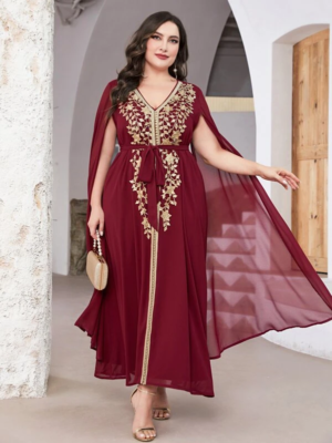 ABITO LUNGO DA SERA ELEGANTE CON TULLE