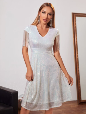 ABITO DA SERA E CERIMONIA CON PAILLETTES
