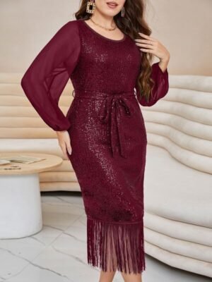 ABITO DA SERA ELEGANTE CON PAILLETTES