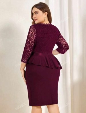 ABITO DA DONNA IN PIZZO ELEGANTE