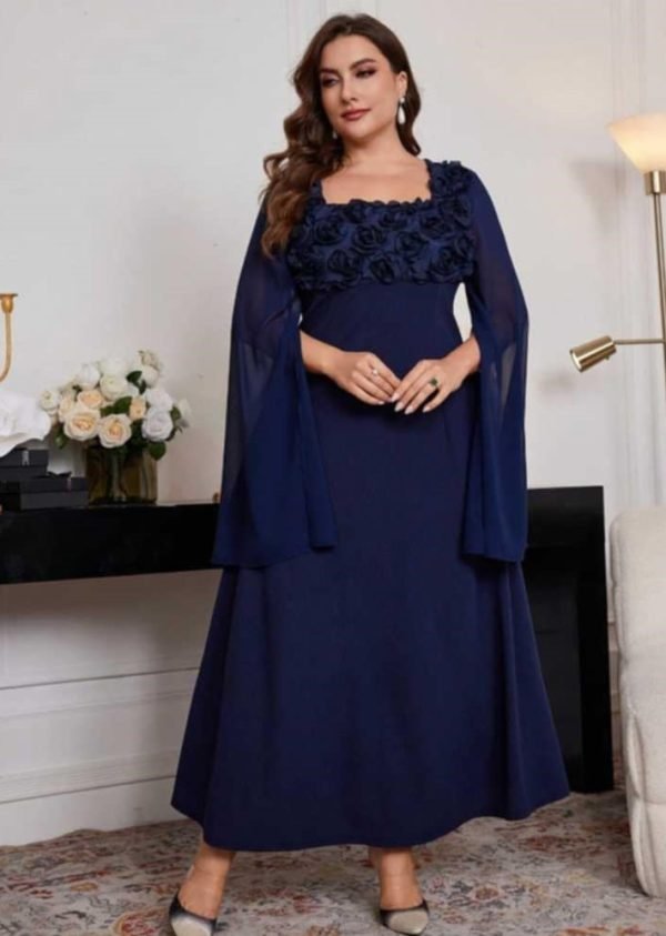 ABITO DA SERA LUNGO ELEGANTE CON TULLE