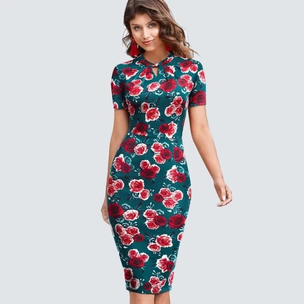 ABITO DA DONNA CORTO FLOREALE