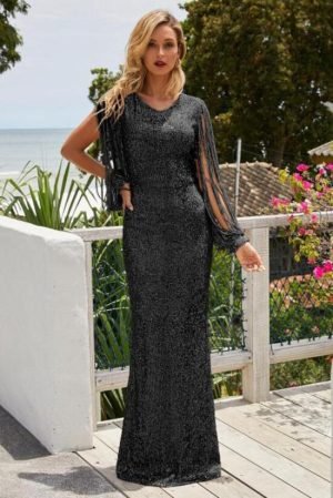 ABITO LUNGO DA SERA O CERIMONIA IN PAILLETTES