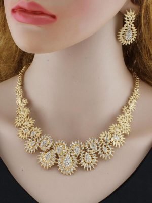 SET COLLANA E ORECCHINI PARURE DA DONNA