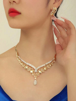 SET COLLANA E ORECCHINI PARURE DA DONNA