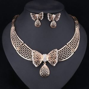 SET COLLANA E ORECCHINI PARURE DA DONNA