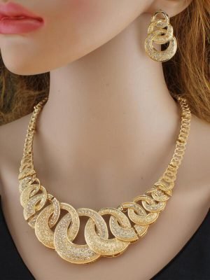 SET COLLANA E ORECCHINI PARURE DA DONNA