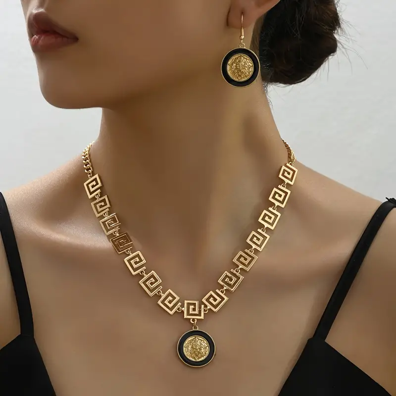 SET COLLANA E ORECCHINI PARURE DA DONNA