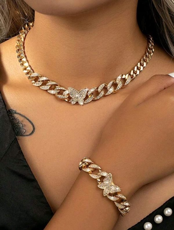 SET COLLANA E ORECCHINI PARURE DA DONNA