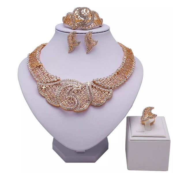 COMPLETO PARURE DA DONNA PLACCATO
