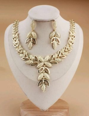 SET COLLANA E ORECCHINI PARURE DA DONNA