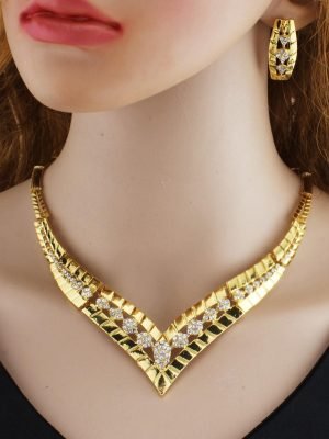 SET COLLANA E ORECCHINI PARURE DA DONNA