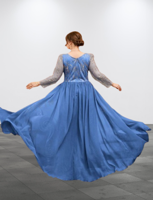 ABITO DA SERA O CERIMONIA LUNGO ELEGANTE