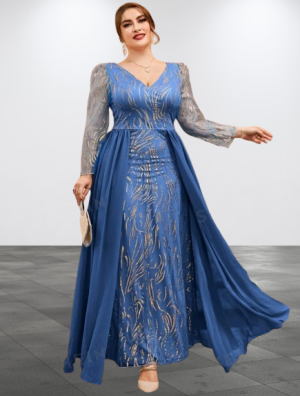 ABITO DA SERA O CERIMONIA LUNGO ELEGANTE