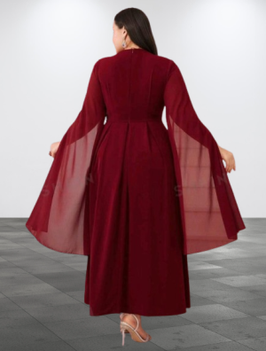 ABITO DA SERA LUNGO ELEGANTE CON TULLE
