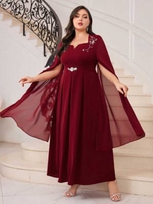 ABITO DA SERA LUNGO ELEGANTE CON TULLE