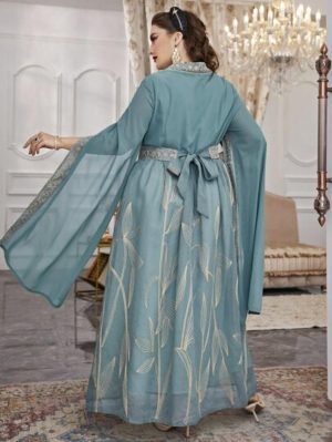 ABITO DA SERA LUNGO ELEGANTE CON TULLE
