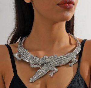 COLLANA GIROCOLLO COCCODRILLO