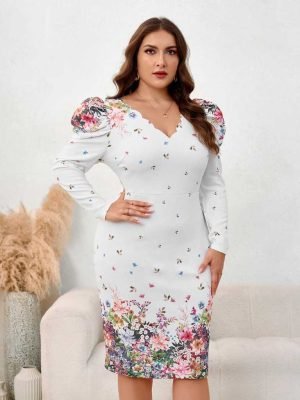 ABITO DA DONNA CORTO FLOREALE