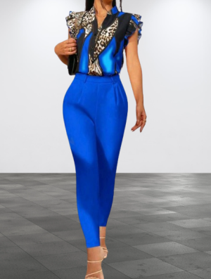 COMPLETO DA DONNA ELEGANTE (CAMICIA E PONTALONE)