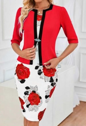ABITO DA DONNA ELEGANTE DUE PEZZI