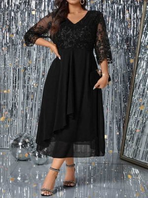 ABITO DA DONNA MIDI ELEGANTE