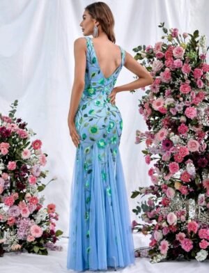 ABITO DA SERA O CERIMONIA LUNGO ELEGANTE