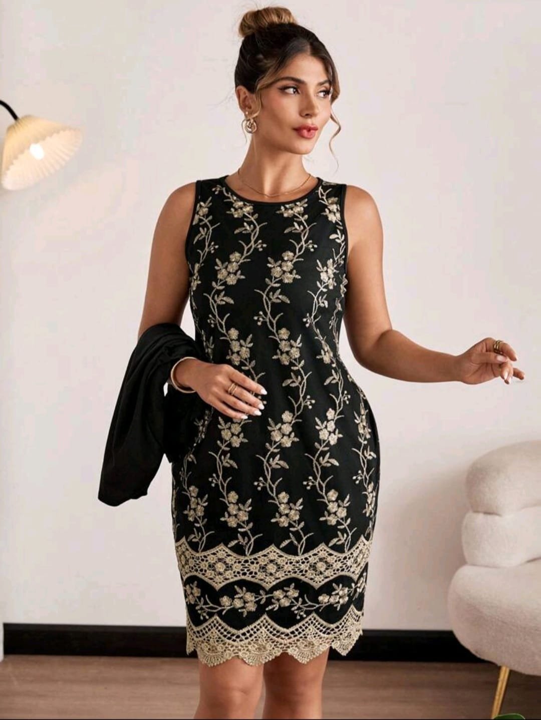 COMPLETO ABITO DA DONNA E GIACCA CORTO VESTITO TAGLIA FORTE CURVY - immagine 2