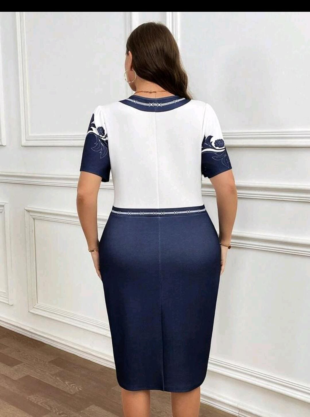 ABITO DA DONNA CORTO TUBINO VESTITO TAGLIA FORTE CURVY - immagine 2