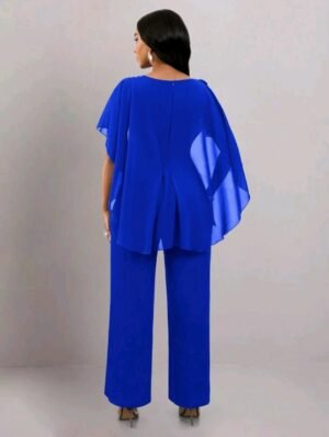 TUTA ELEGANTE BLU ELETTRICO