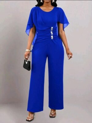 TUTA ELEGANTE BLU ELETTRICO