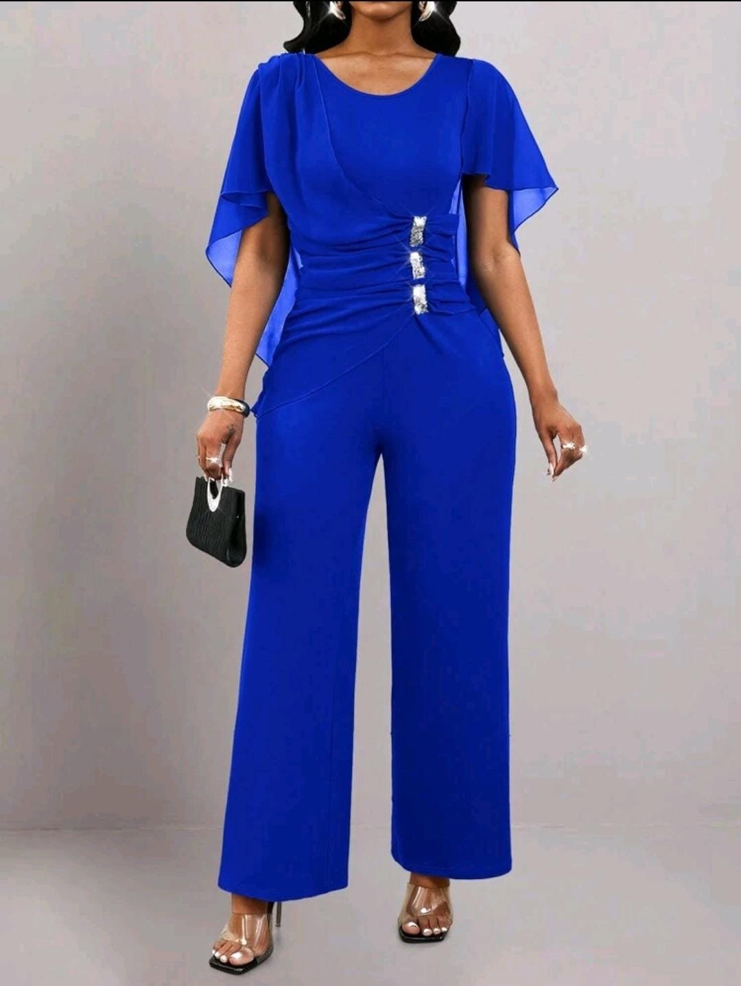 TUTA ELEGANTE BLU ELETTRICO