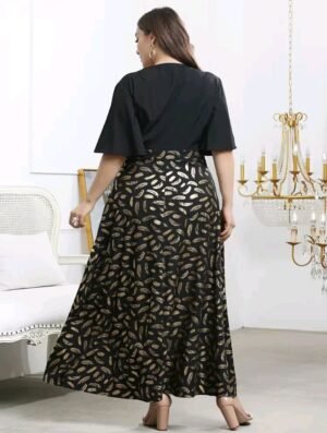 ABITO LUNGO ELEGANTE NERO