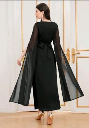 ABITO DA SERA CURVY LUNGO NERO